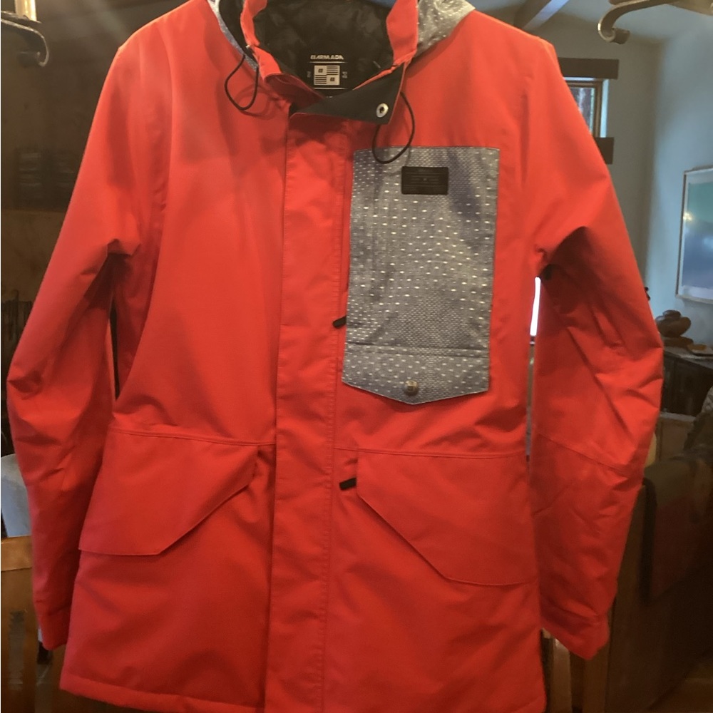 Armada GOR-TEX Board jacket W(L) Red EUC